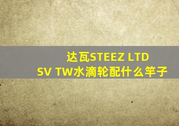 达瓦STEEZ LTD SV TW水滴轮配什么竿子